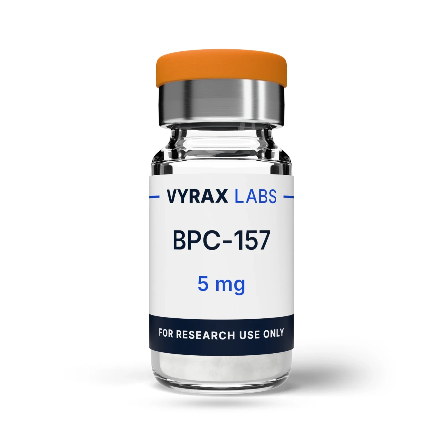 BPC-157 5mg illustrative vial render