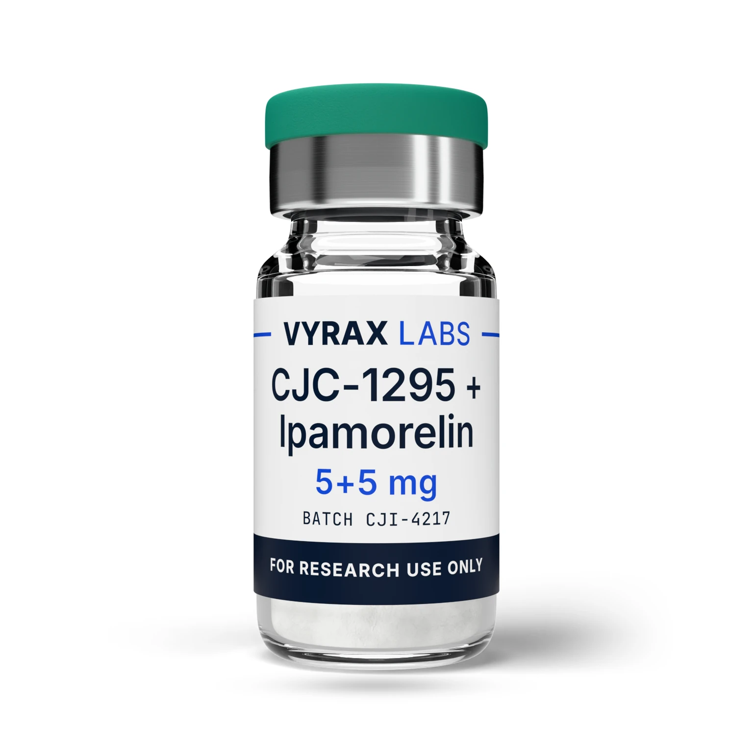 CJC-1295 + Ipamorelin 5+5mg illustrative vial render