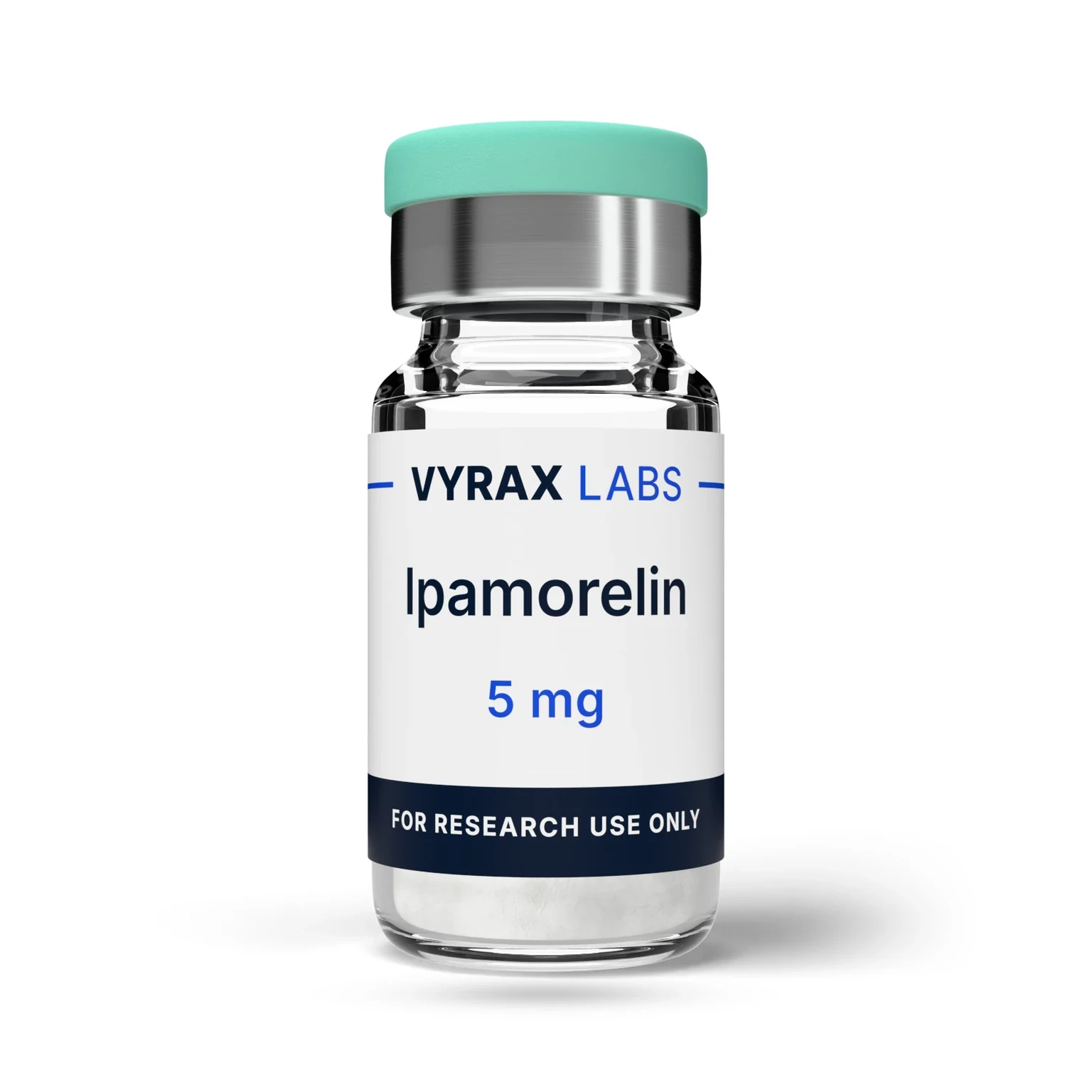 Ipamorelin 5mg illustrative vial render