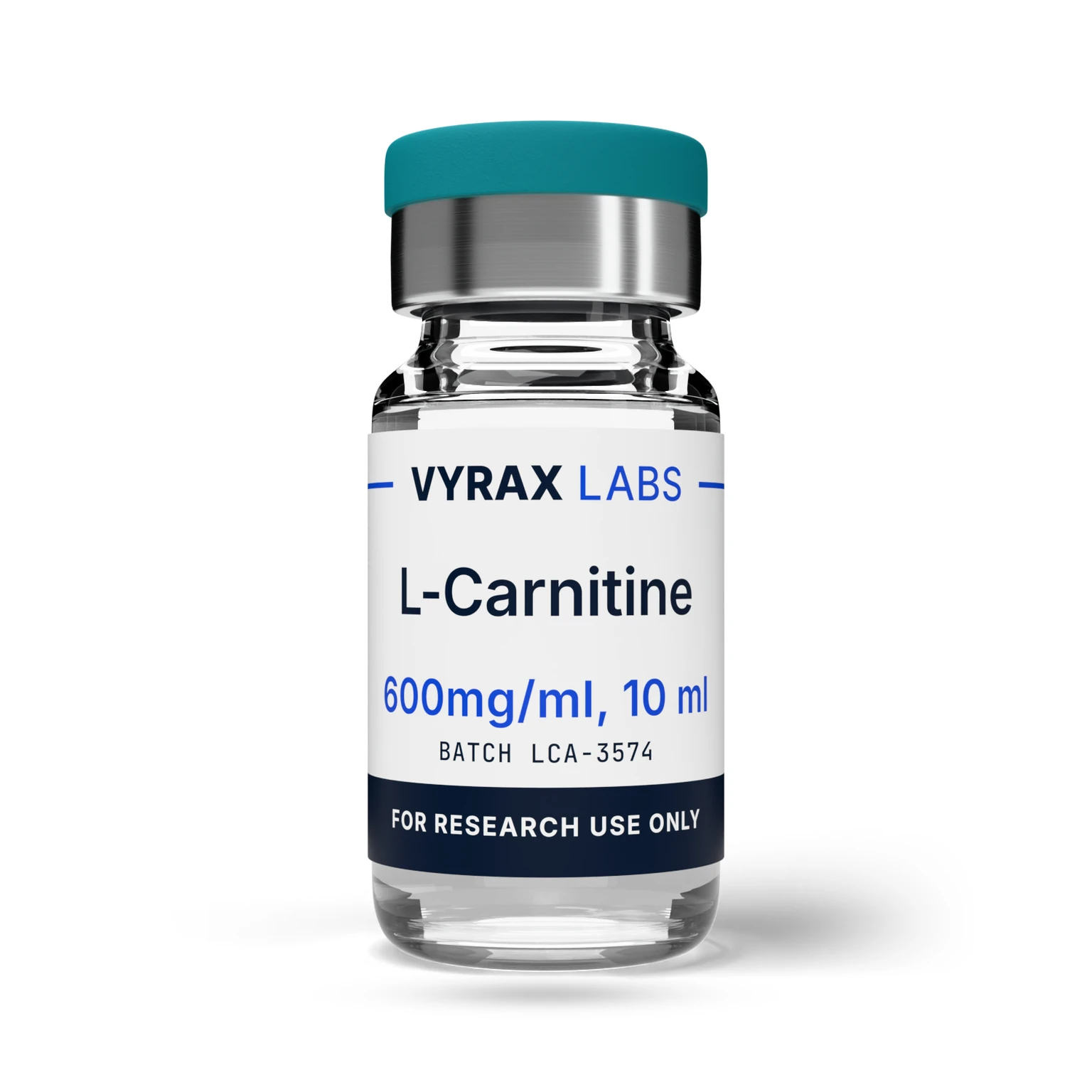 L-Carnitine 600mg/ml, 10ml research vial, Vyrax Labs