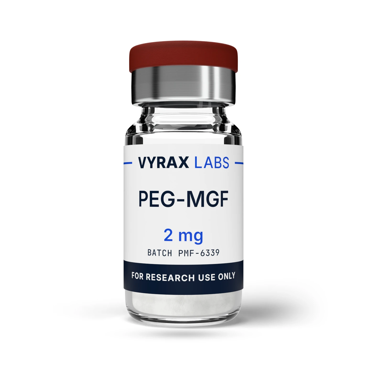 PEG-MGF 2mg research vial, Vyrax Labs