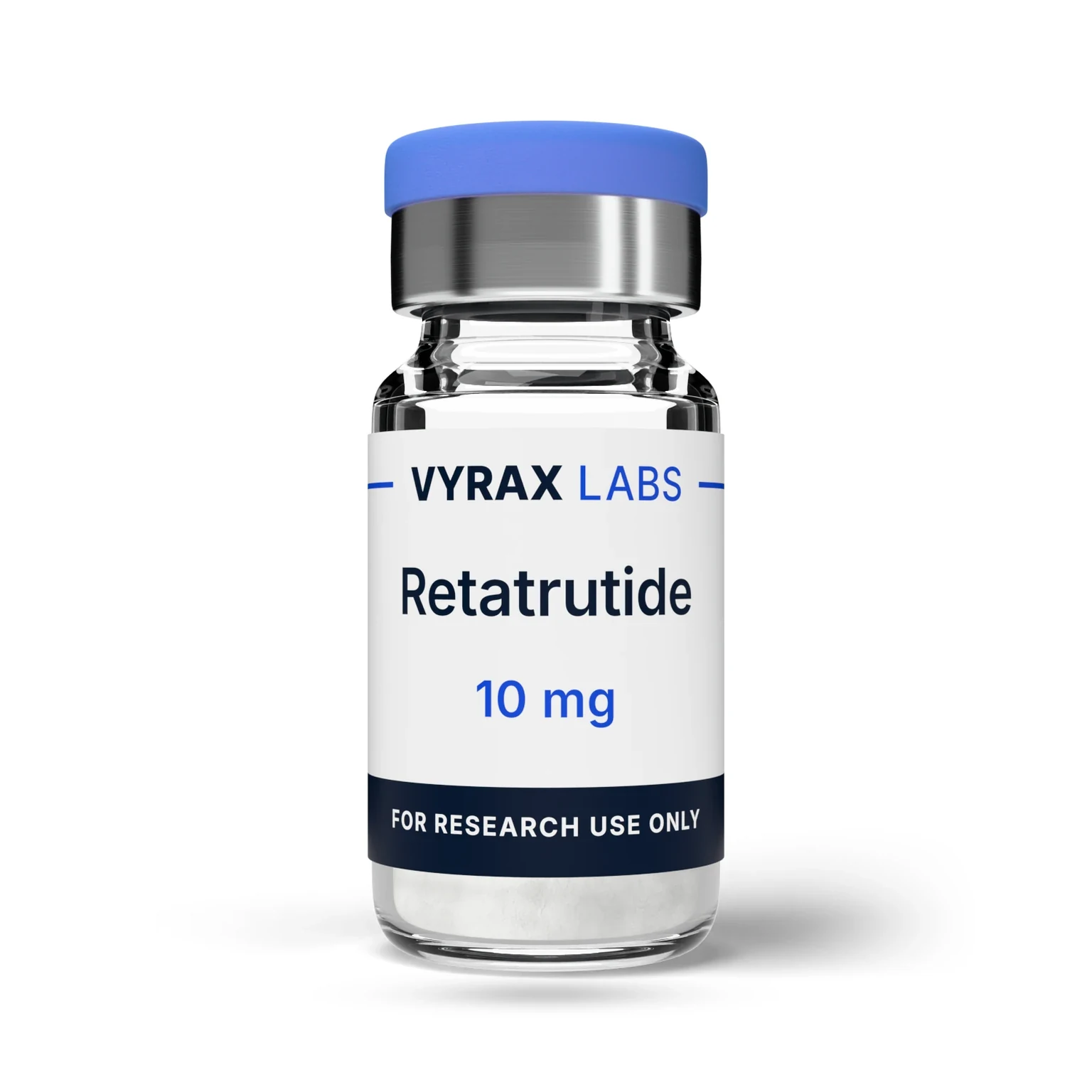Retatrutide 10mg illustrative vial render