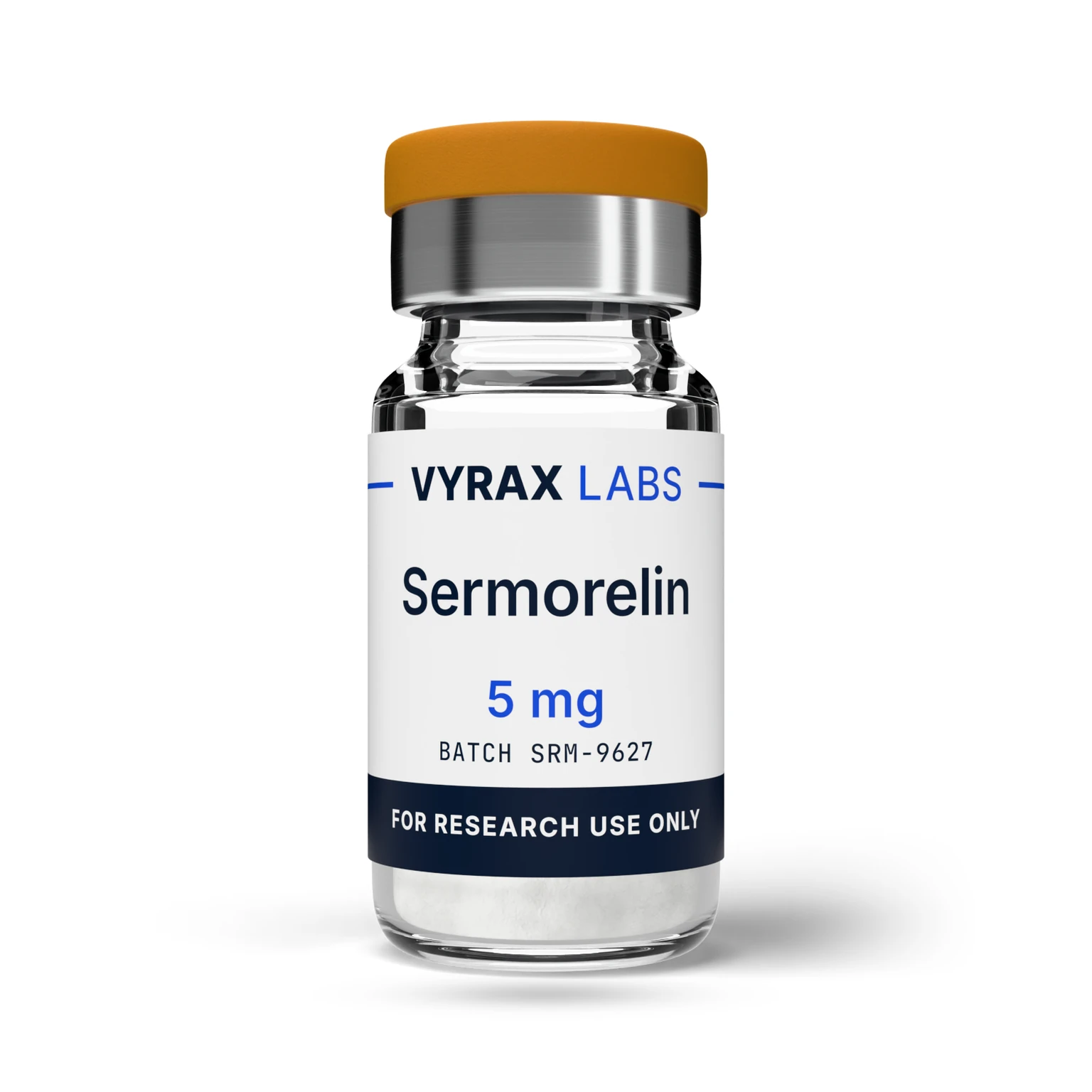 Sermorelin 5mg research vial, Vyrax Labs