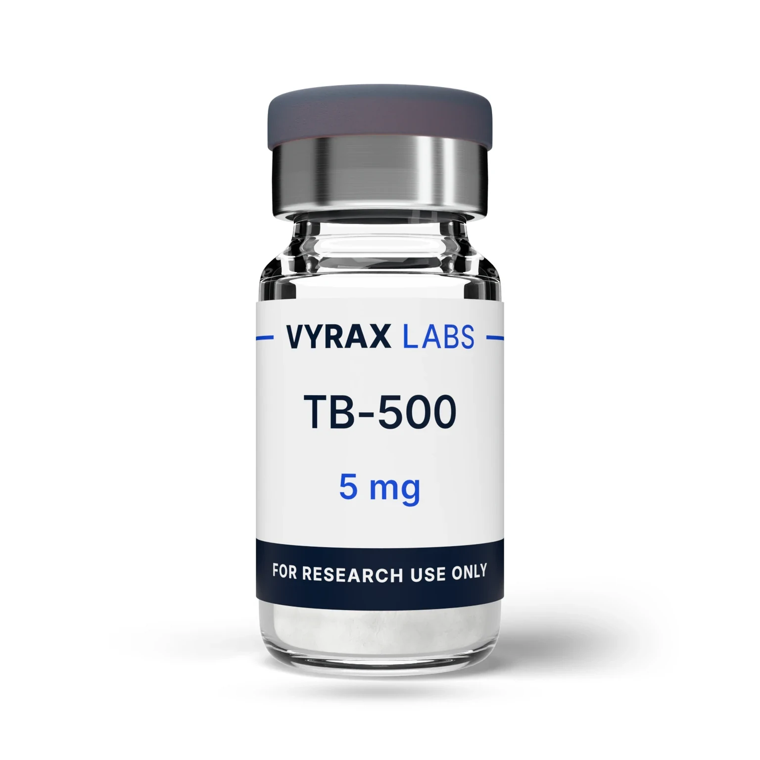 TB-500 5mg illustrative vial render