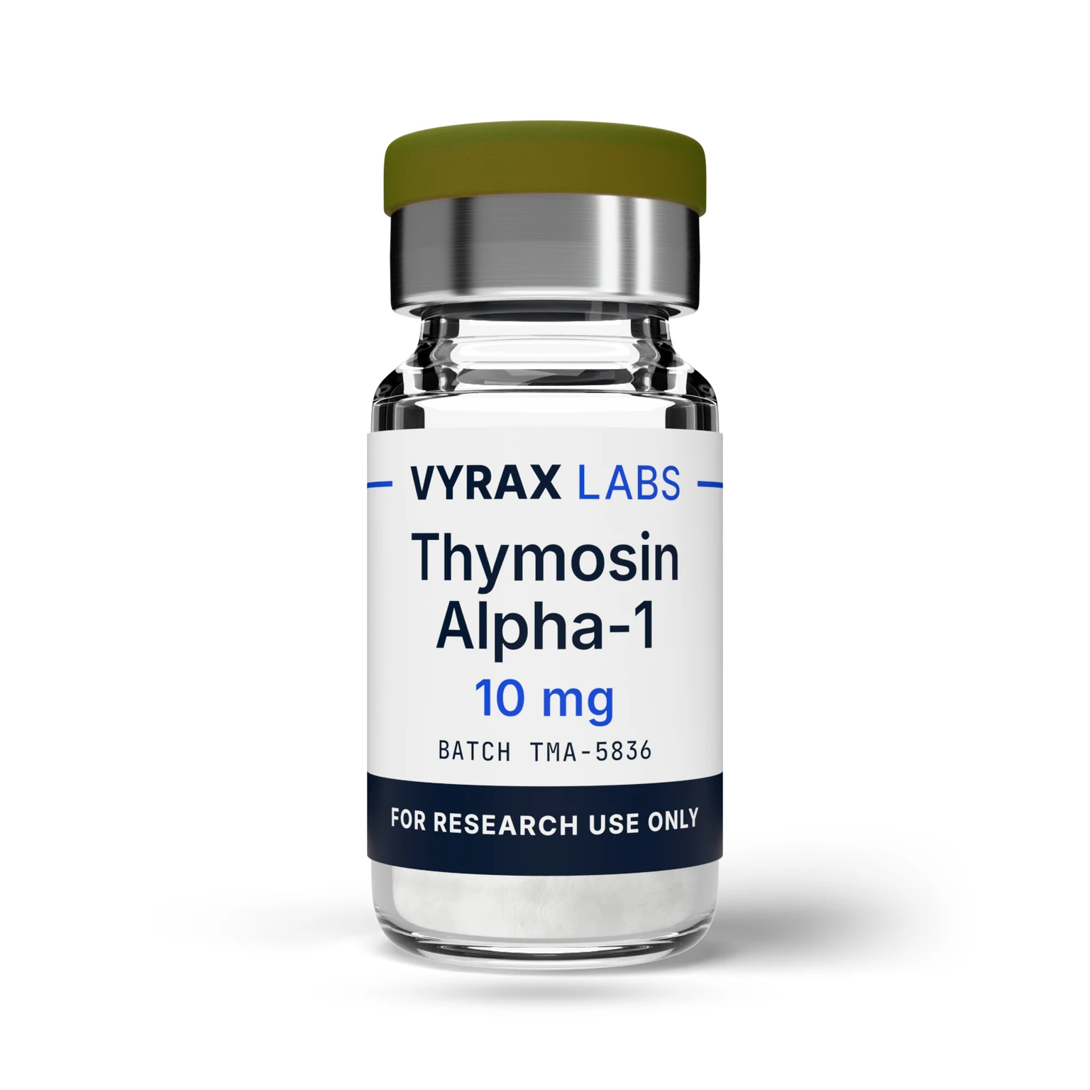 Thymosin Alpha-1 10mg research vial, Vyrax Labs