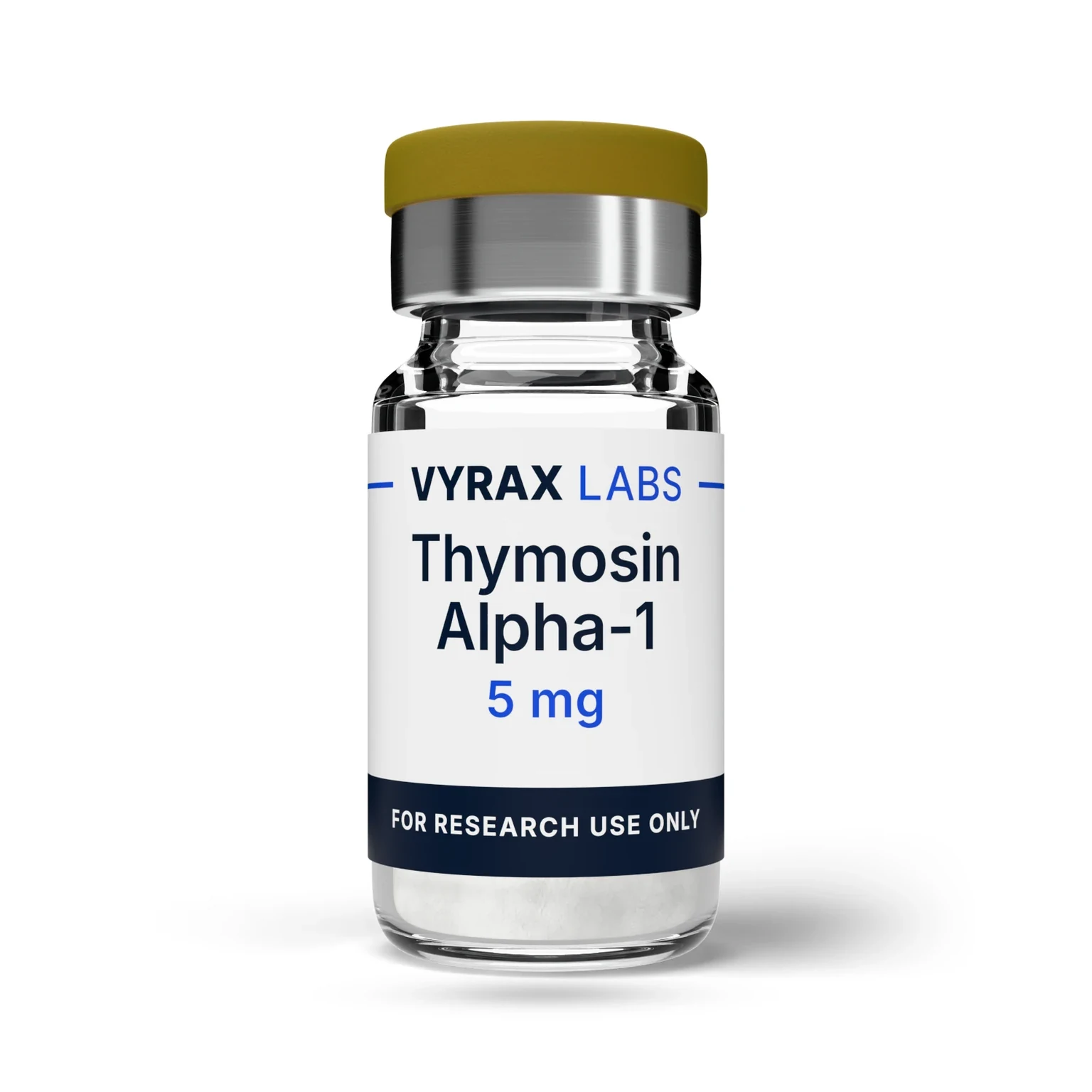 Thymosin Alpha-1 5mg illustrative vial render