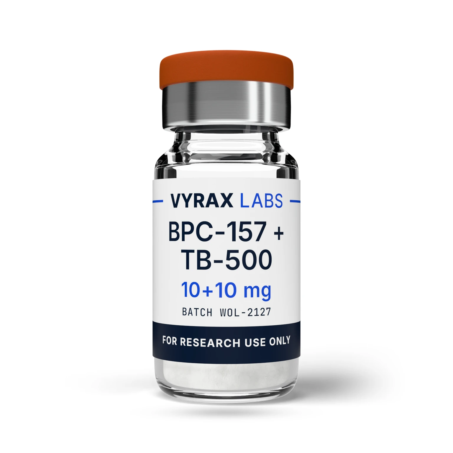 Wolverine Stack 10+10mg research vial, Vyrax Labs